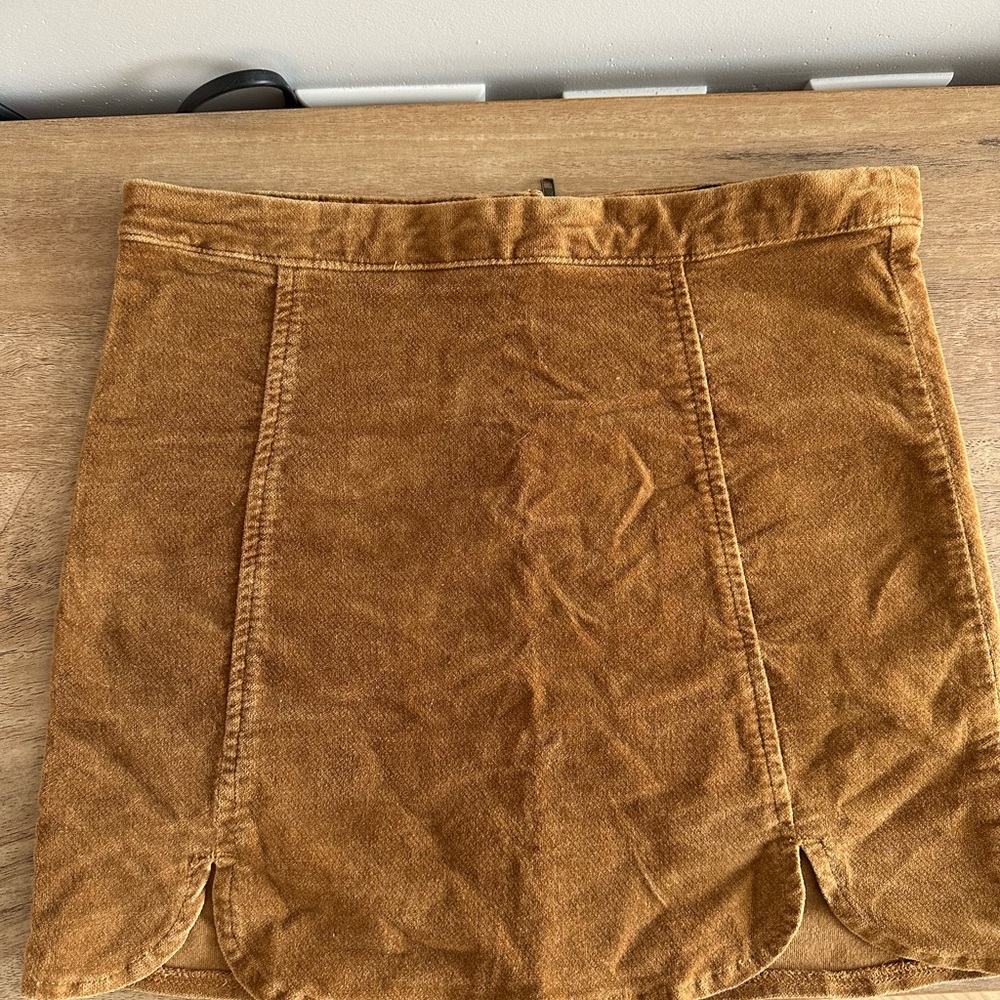 Brandy Melville Tan Mini Skirt